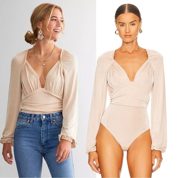 Free People Tops - Intimately Free People “In Your Arms” Bodysuit – Blossom Pink (Size S)
